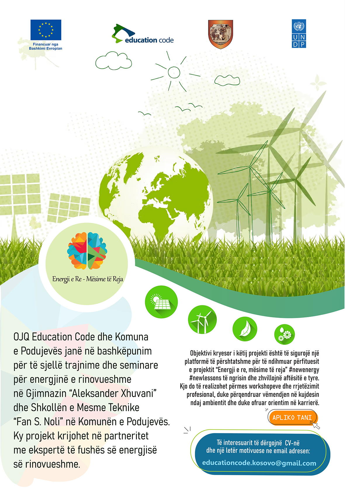 Students Learn About Green Energy: “New Energy, New Lessons” Project